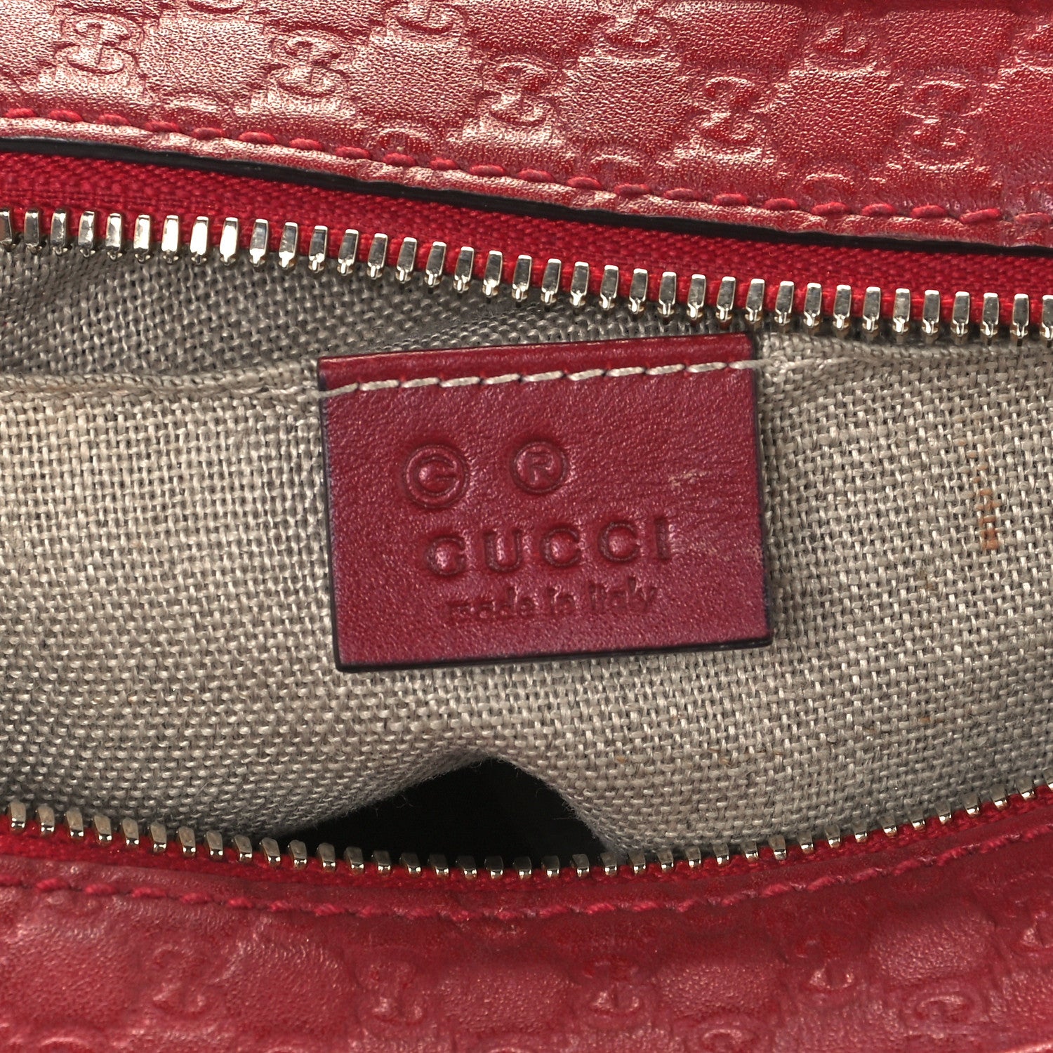 Gucci Microguccissima Mini Bree Messenger Bag Red 6 of 12