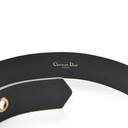Christian Dior Calfskin Diorquake Belt 85 Black 3 of 6