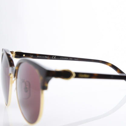 Cartier Acetate CT0126SA Sunglasses Tortoise 6 of 8
