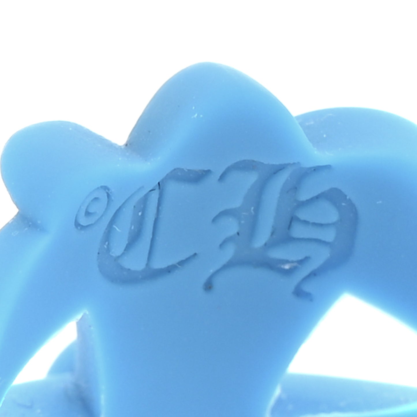 Silicone Silichrome Infinity Ring 57 8 Blue