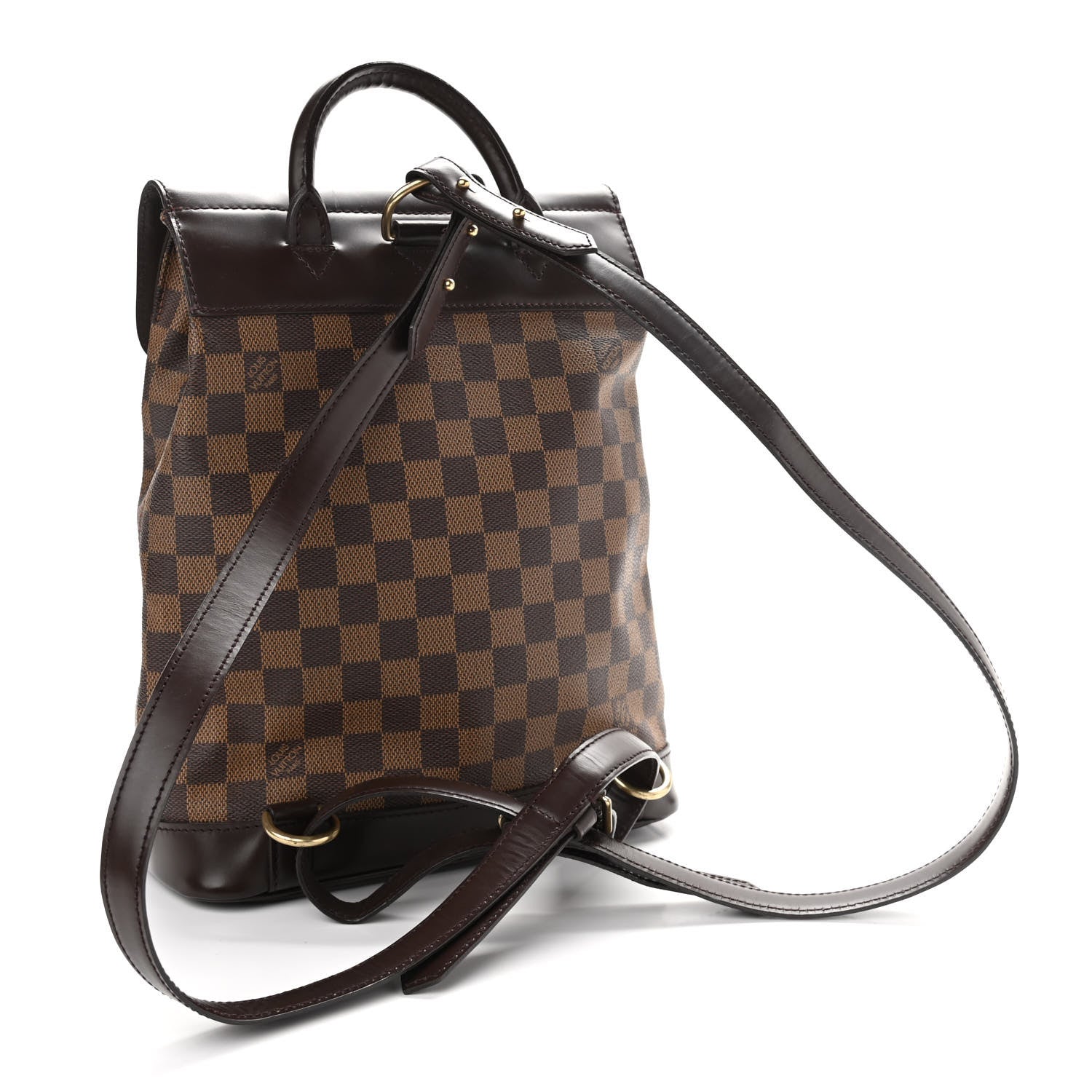 Louis Vuitton Damier Ebene Soho Backpack 3 of 14