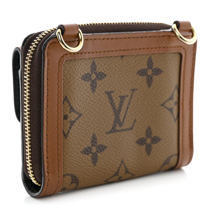 Louis Vuitton Reverse Monogram Mini Dauphine Chain Wallet 3 of 9
