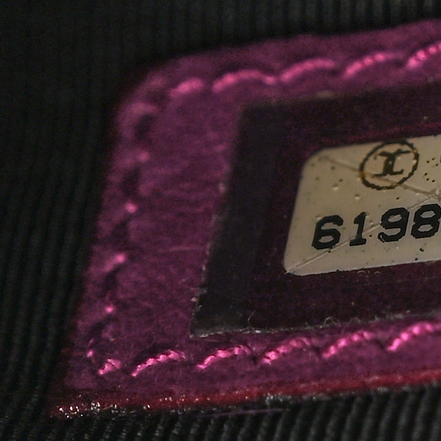 Rabbit Fur Shoulder Bag Dark Purple