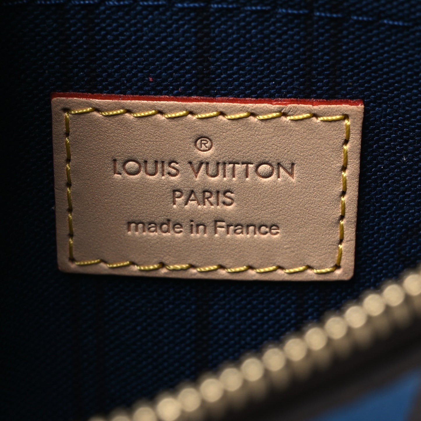 Monogram My LV Heritage Neverfull PM Pochette Blue De France Bleu Marine