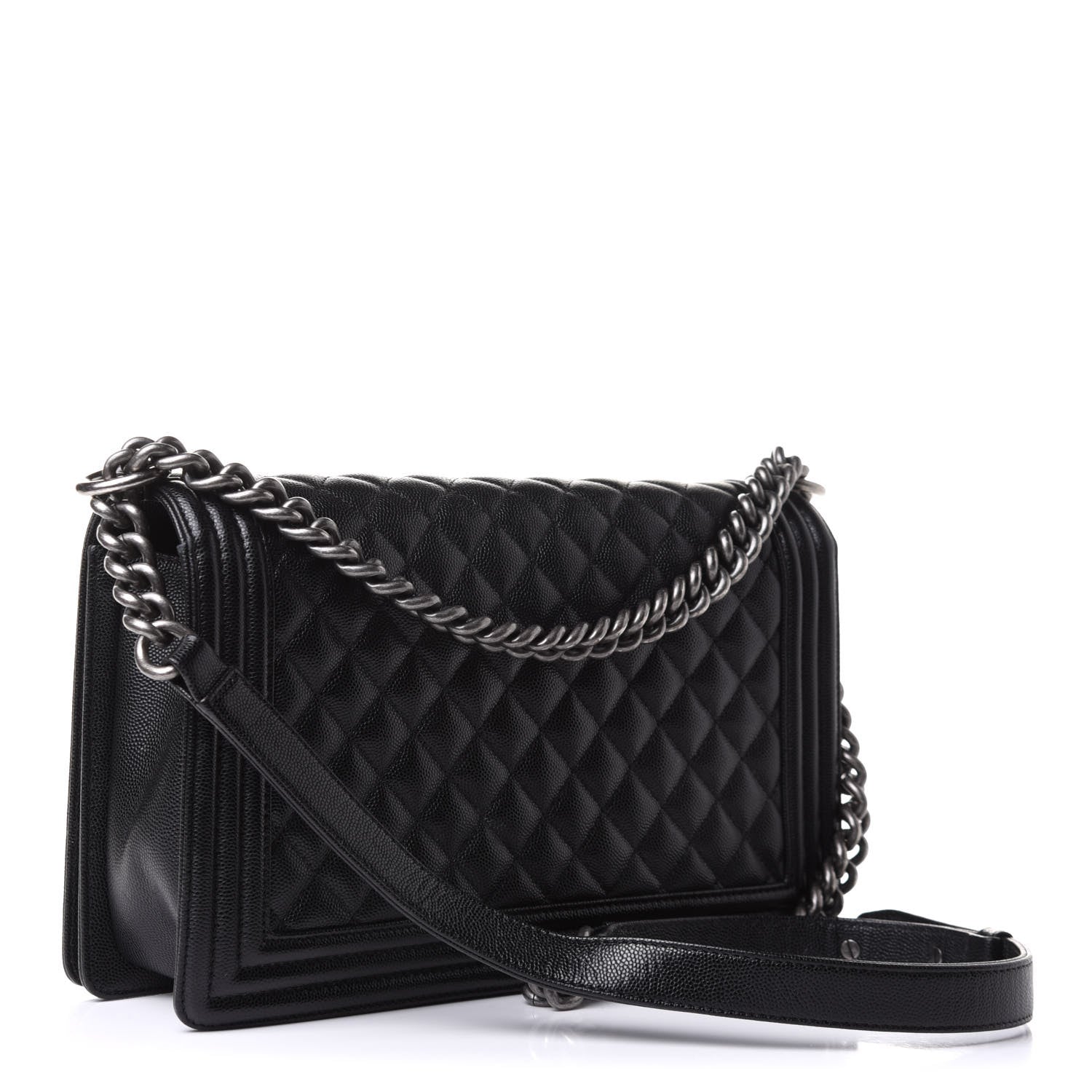 Chanel Caviar Quilted New Medium Boy Flap Black 3 of 12