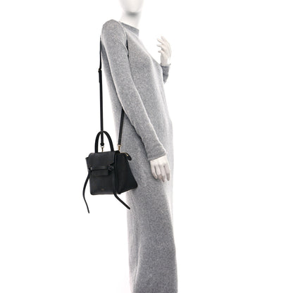 Celine Grained Calfskin Nano Belt Bag Black 2 of 7