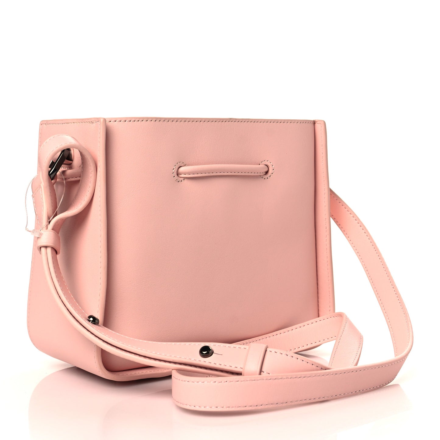 Smooth Calfskin Mini Soleil Bucket Bag Light Pink