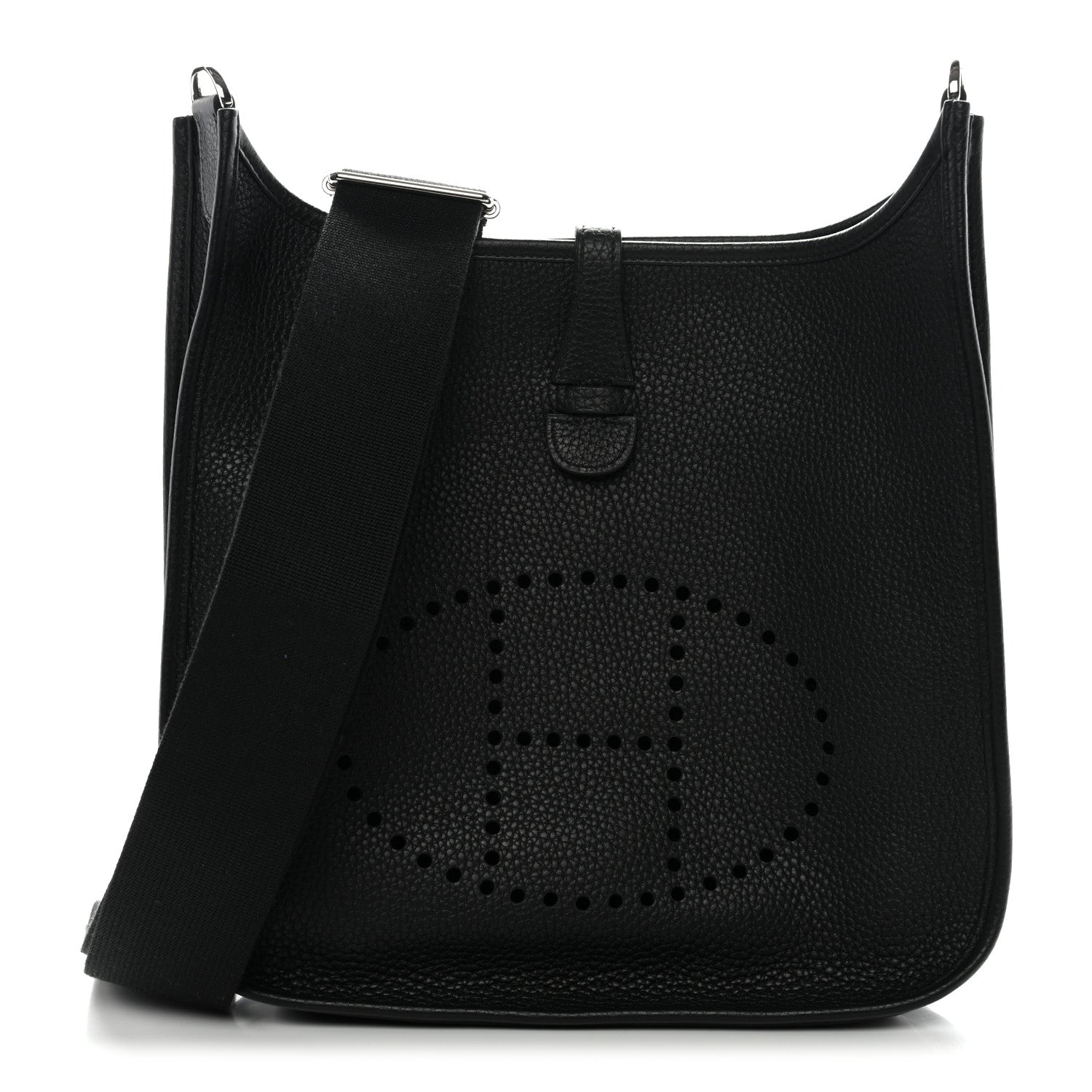 Hermes Taurillon Clemence EVELYNE III PM Black 1 of 11