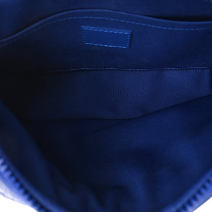Louis Vuitton Taurillon Monogram S Lock Messenger Blue 5 of 9