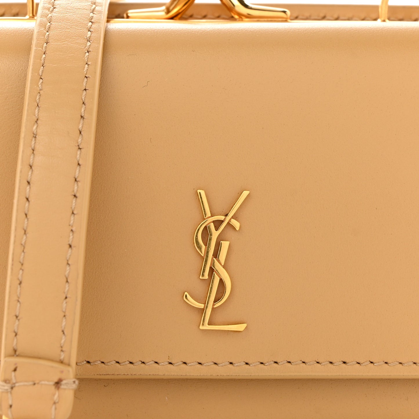 Smooth Calfskin Monogram Rider Belt Bag Dark Beige
