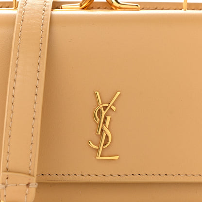 Saint Laurent Smooth Calfskin Monogram Rider Belt Bag Dark Beige 9 of 11