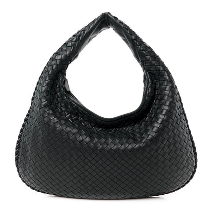 Bottega Veneta Nappa Intrecciato Medium Veneta Hobo Navy 1 of 10