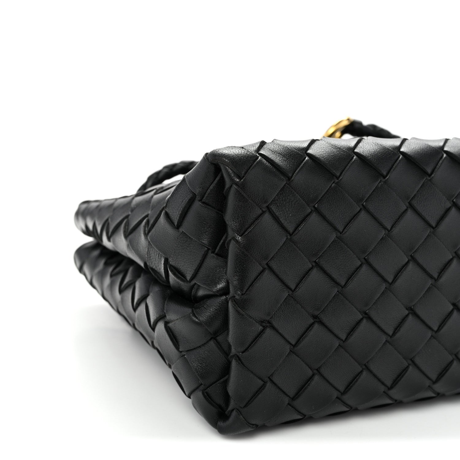Bottega Veneta Nappa Intrecciato Small Andiamo Shoulder Bag Black 8 of 9