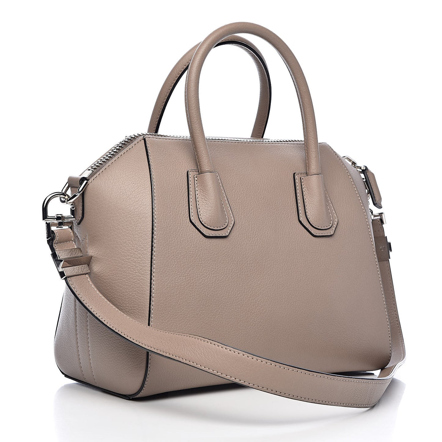 Sugar Goatskin Small Antigona Mastic