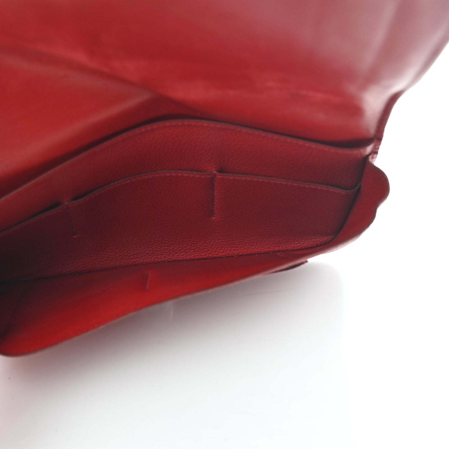 Togo Dogon Duo Wallet Rouge Garance