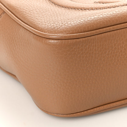 Gucci Pebbled Calfskin Small Soho Disco Bag Camelia 8 of 9