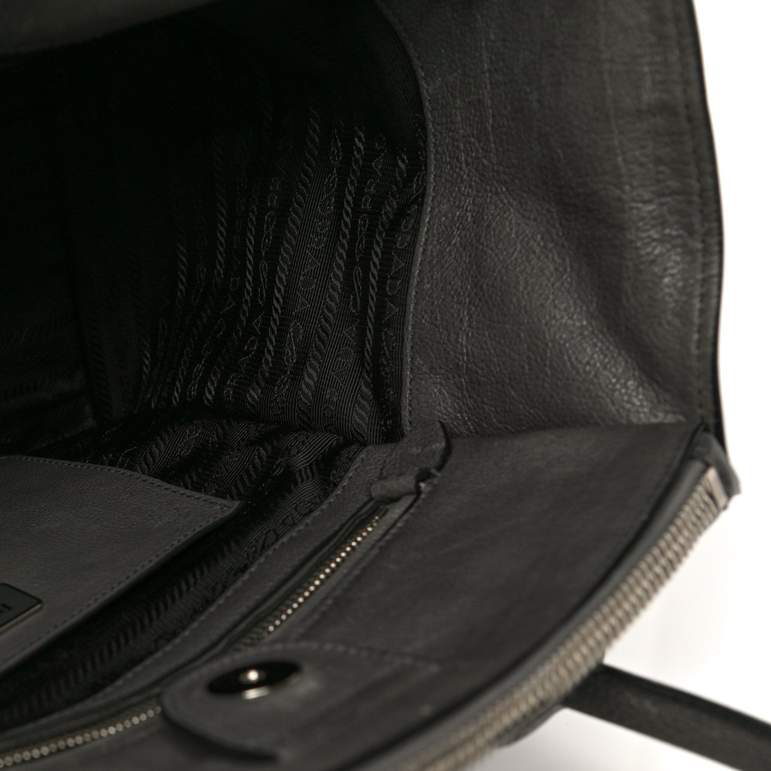 Prada Glace Calf Twin Pocket Tote Marmo 17 of 21