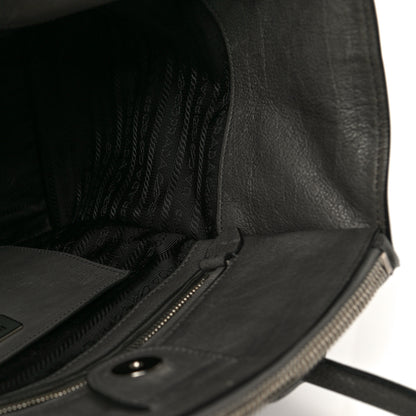 Prada Glace Calf Twin Pocket Tote Marmo 17 of 21