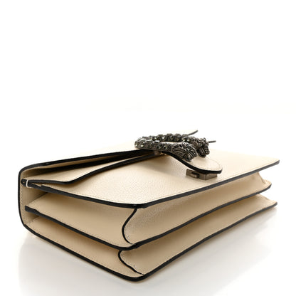 Gucci Textured Calfskin Crystal Small Dionysus Shoulder Bag Mystic White 4 of 11