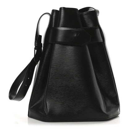 Louis Vuitton Epi Sac D'Epaule GM Black 1 of 9