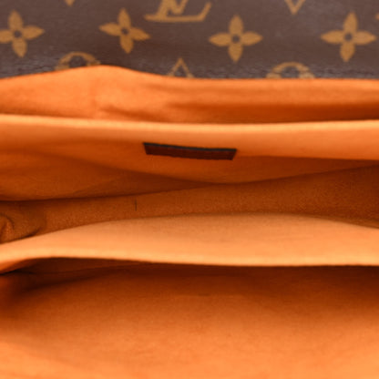 Louis Vuitton Monogram Braided Pochette Metis Safran 5 of 9