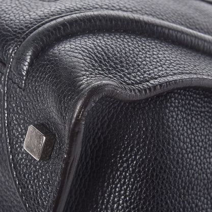 Celine Drummed Calfskin Mini Luggage Black 10 of 13
