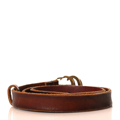 Gucci Faded Calfskin Double G 20mm Belt 70 28 Cuir 3 of 9