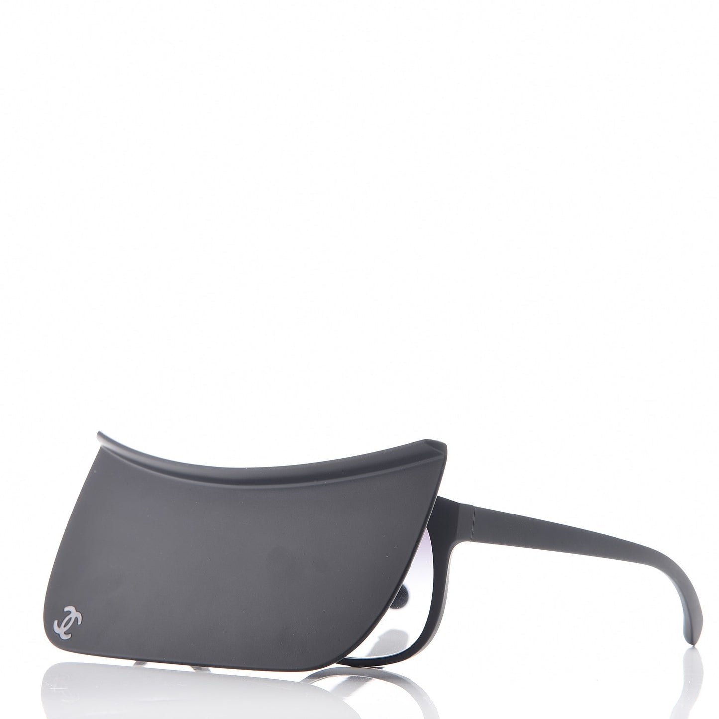 Acetate Visor Sunglasses 71046 Matte Black