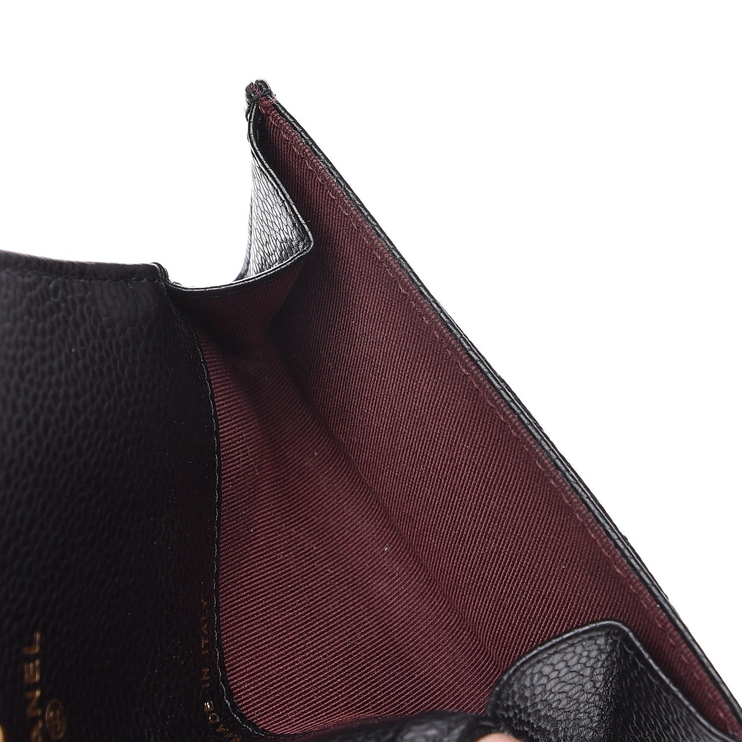 Chanel Caviar Quilted Flap Card Holder Black 9 of 11