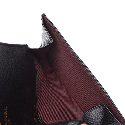 Chanel Caviar Quilted Flap Card Holder Black 9 of 11