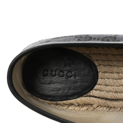 Gucci Monogram Espadrilles 38 Black 8 of 10