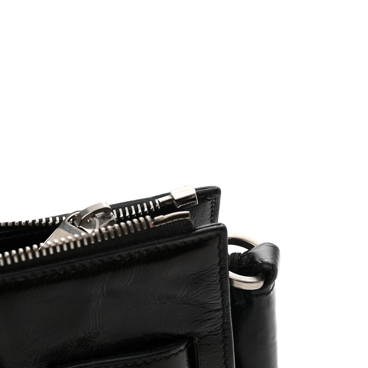 Glace Calfskin Baby Souple Sac De Jour Black