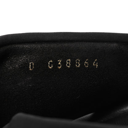 Chanel Fabric CC Mules Sandals 38 Black 6 of 7