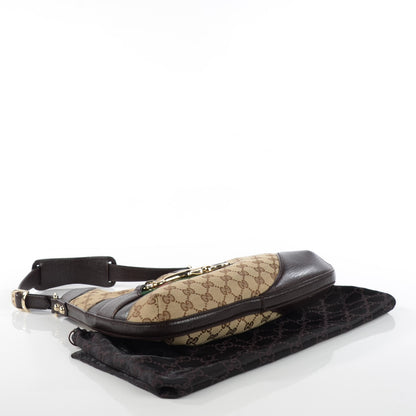 Gucci Monogram Hasler Hobo Dark Brown 4 of 9