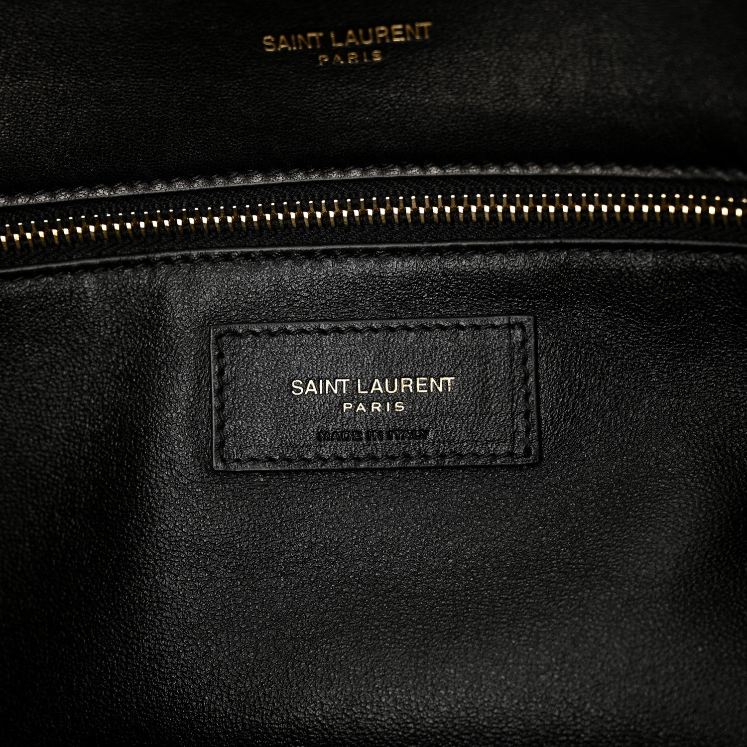 Saint Laurent Lambskin Quilted Sade Puffer Envelope Clutch Black 6 of 9