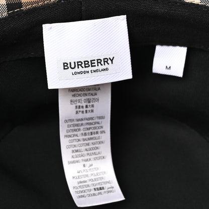 Burberry Technical Cotton Vintage Check Bucket Hat M Archive Beige 8 of 9