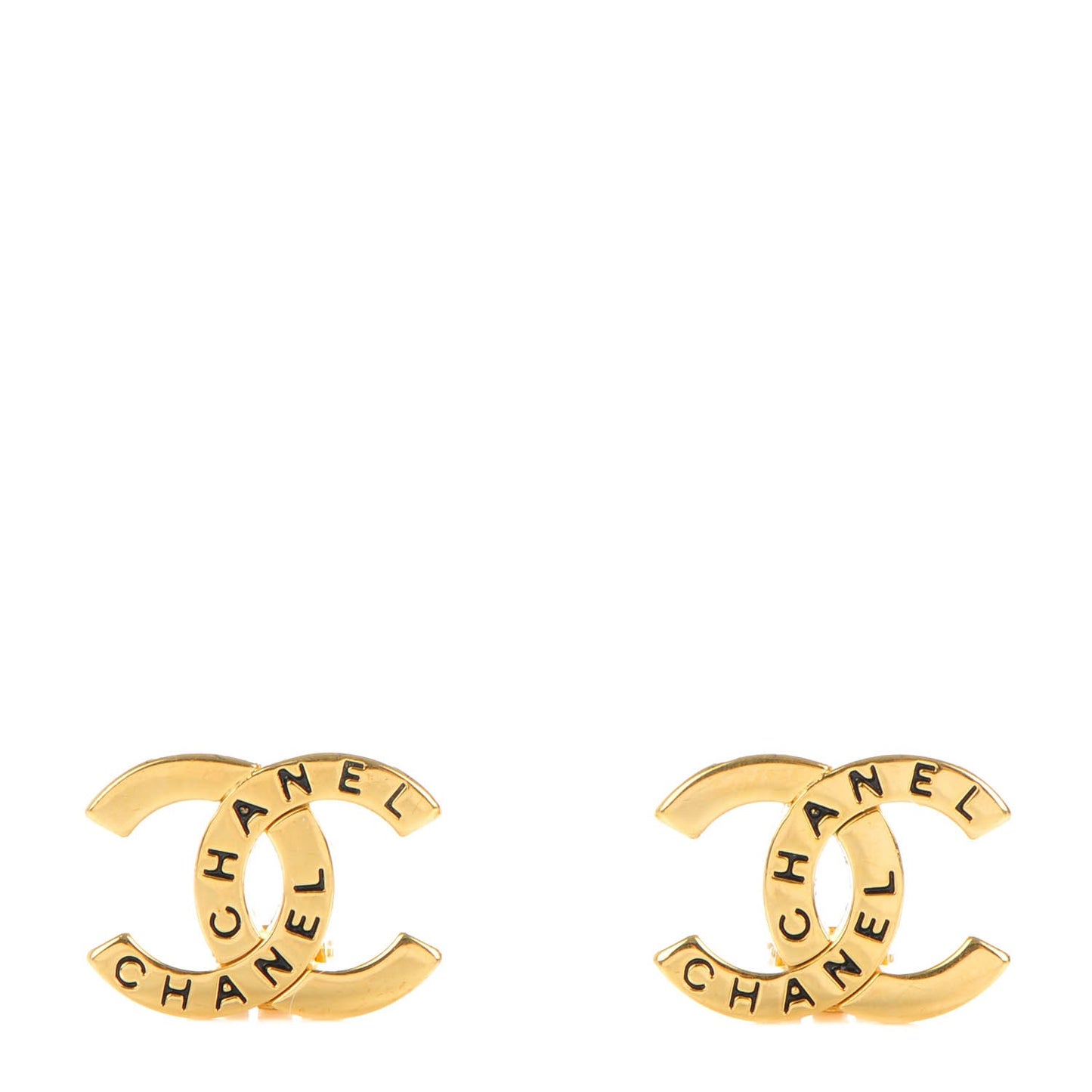 CC Clip On Earrings Gold