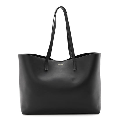 Saint Laurent Calfskin Large Shopping Tote Black 1 of 9
