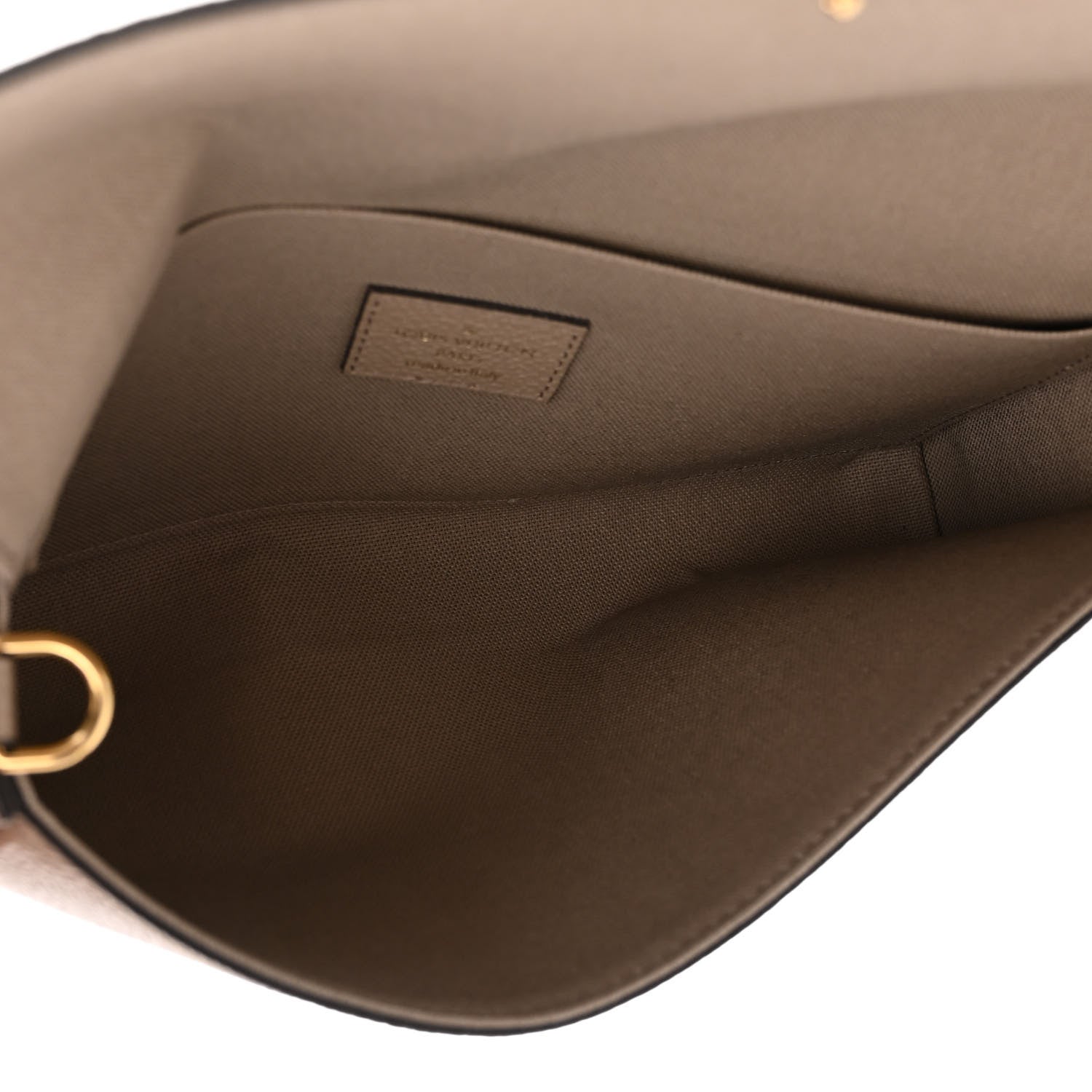Louis Vuitton Empreinte Monogram Giant Felicie Pochette Tourterelle Creme 6 of 9