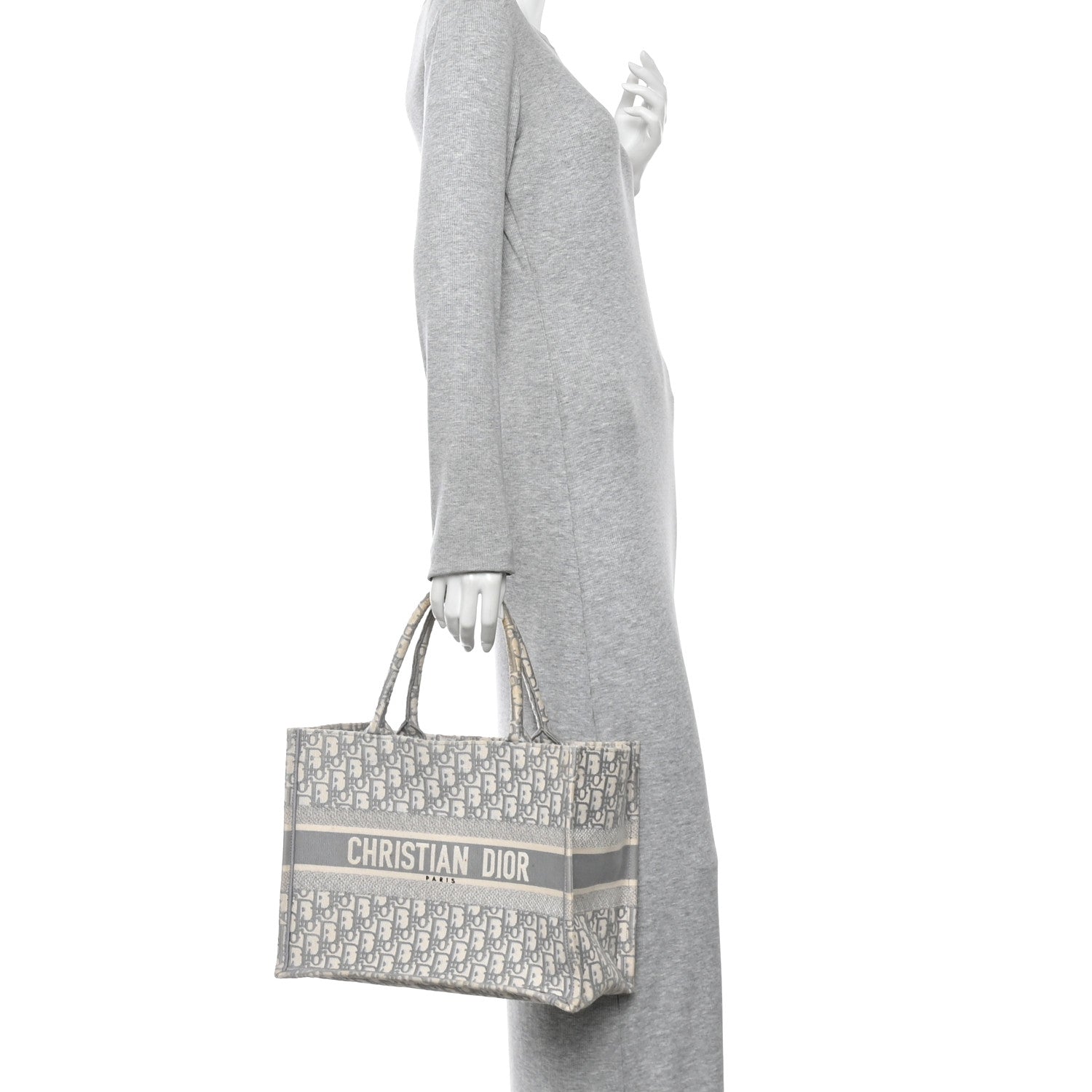 正規品DIOR Book Tote バッグ ミディアムグレー