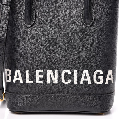 Balenciaga Grained Calfskin Ville Aj Tote XXS Black 8 of 14
