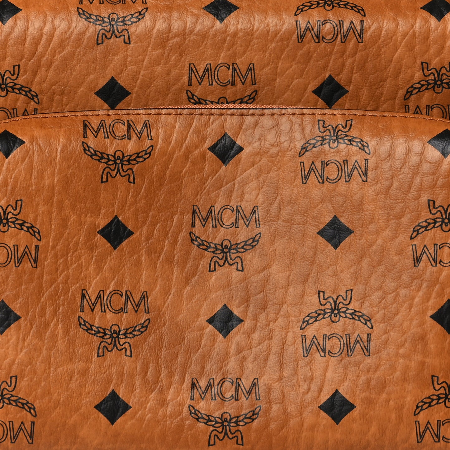 Visetos Small Klassik Multifunction Crossbody Cognac
