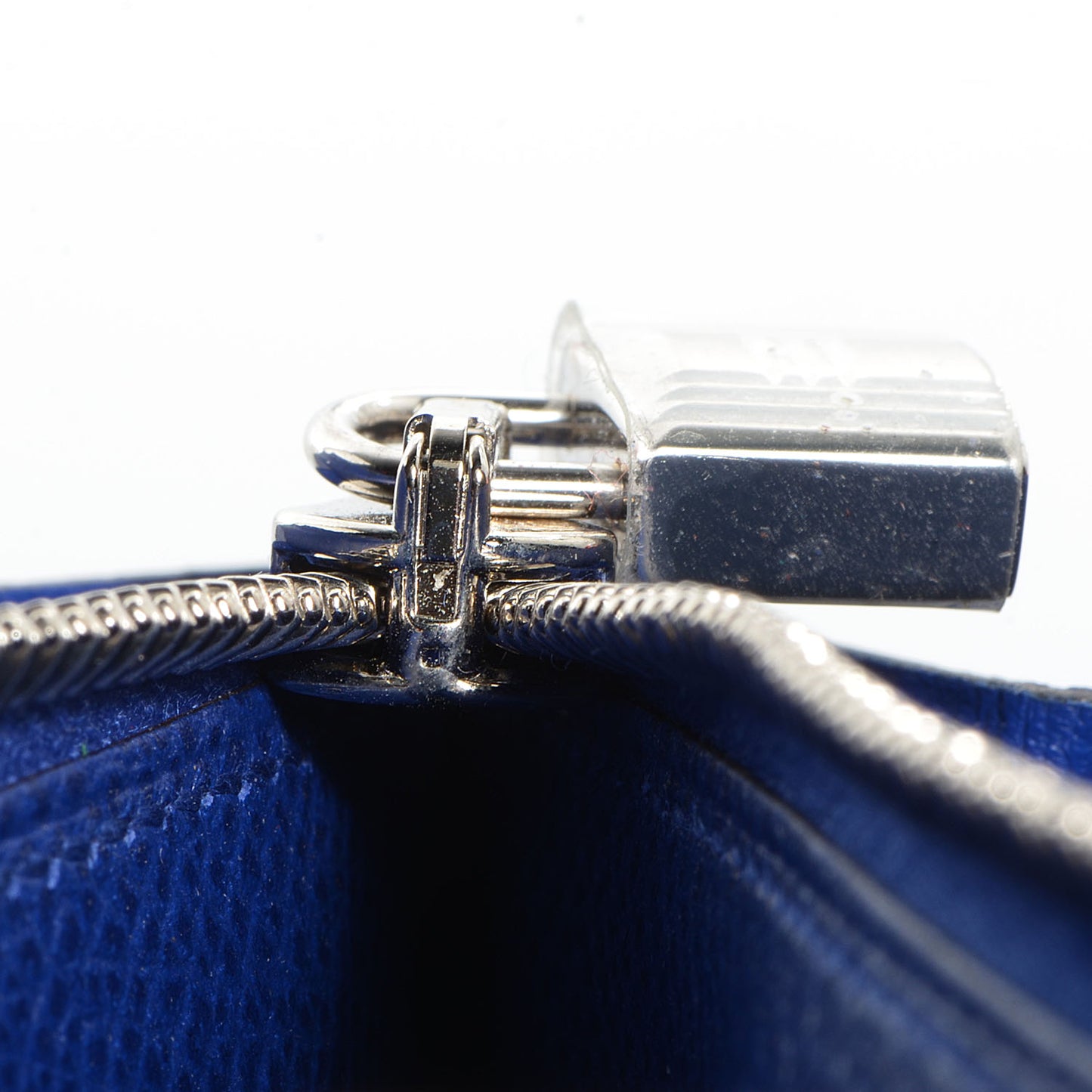 Epsom Kelly Longue Wallet Bleu Electrique
