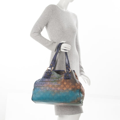 Louis Vuitton Monogram Karung Heartbreak Jokes Tote Violet 2 of 6