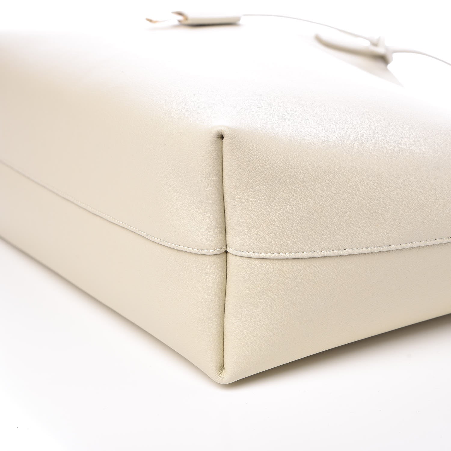 Saint Laurent Calfskin Large Shopping Tote Crema Soft 7 of 10