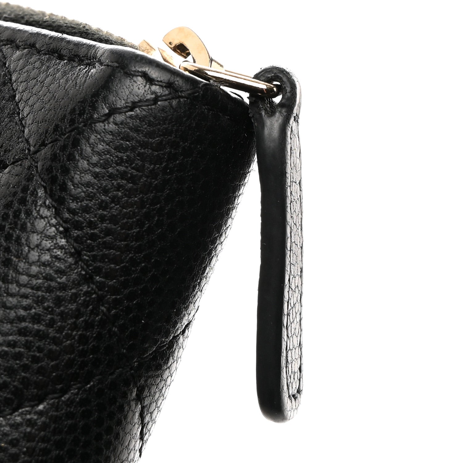 Chanel Caviar Quilted Medium Zip Around Wallet Black 9 of 12