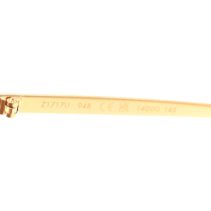 Louis Vuitton Metal LV Golden Mask Sunglasses Z1717U Gold 6 of 7