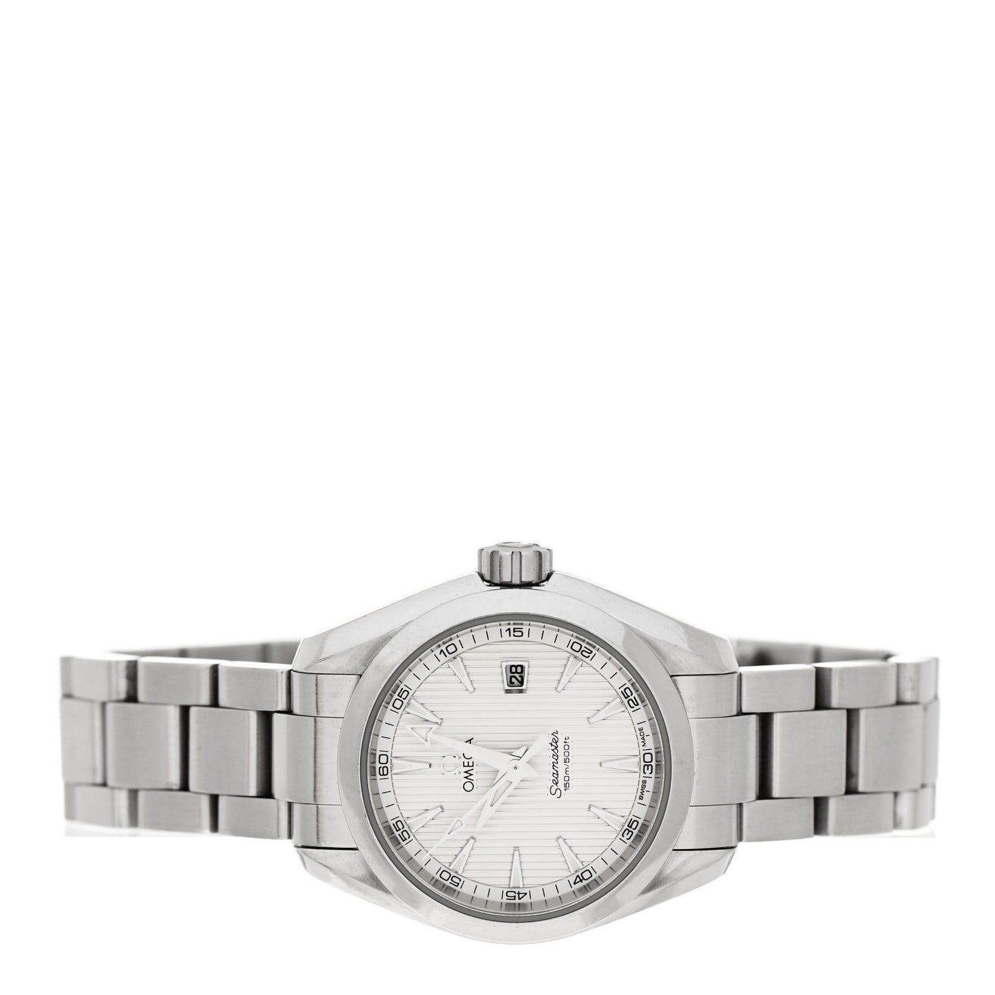 Stainless Steel 30mm Seamaster Aqua Terra Quartz Watch Silver 231.10.30.60.02.001