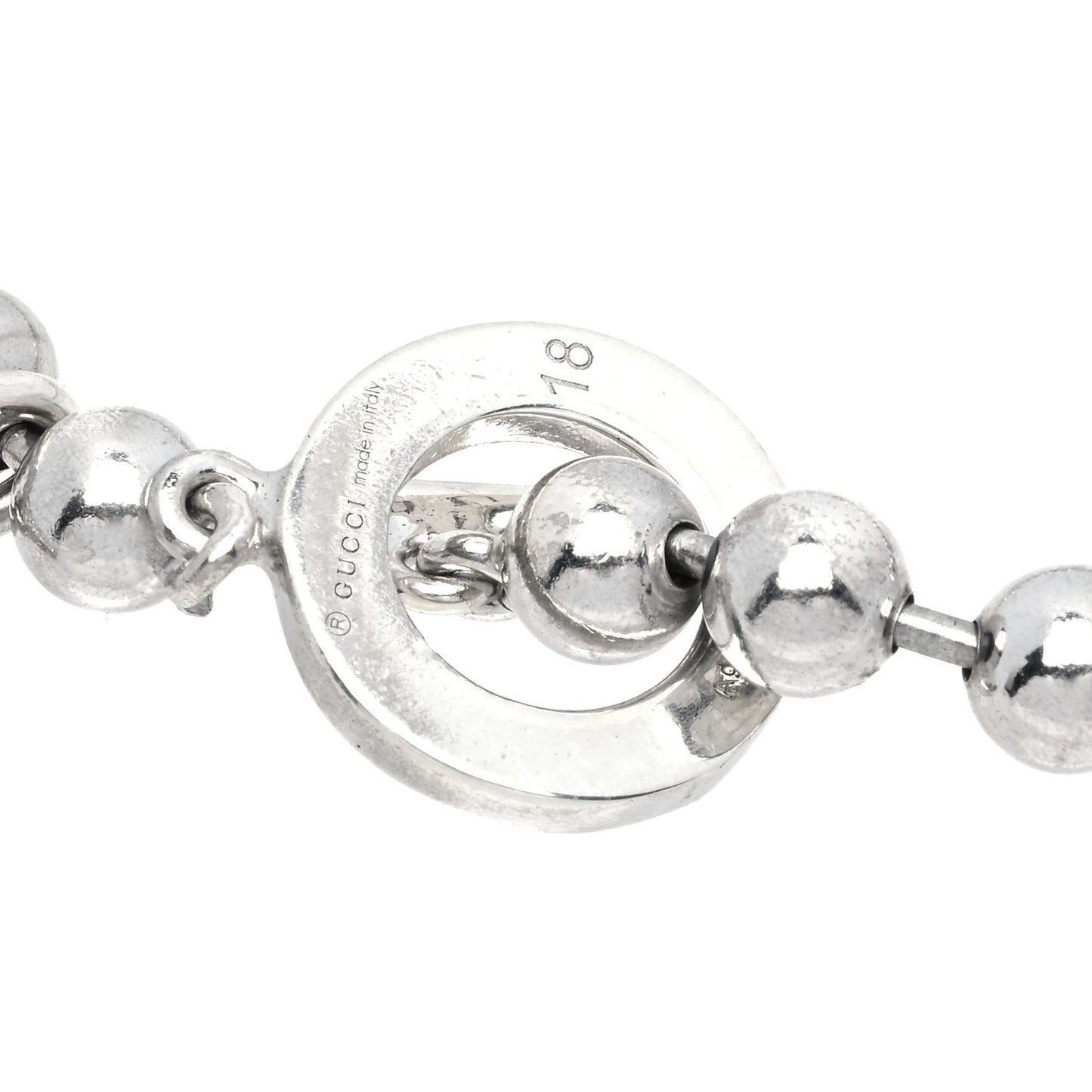 Sterling Silver Boule Five Charm Bracelet