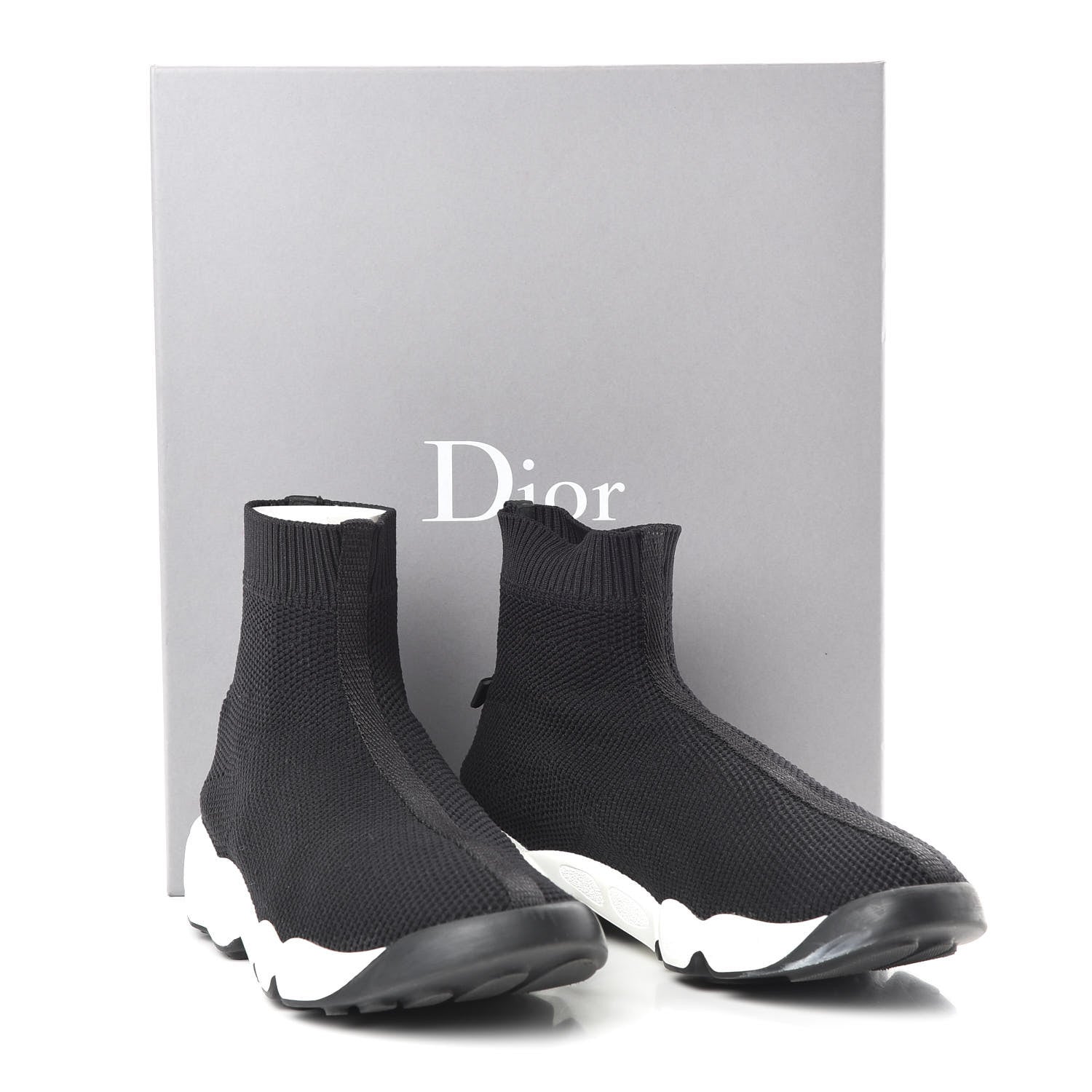 Christian Dior Technical Canvas Fusion High Top Sneakers 36.5 Black 10 of 10